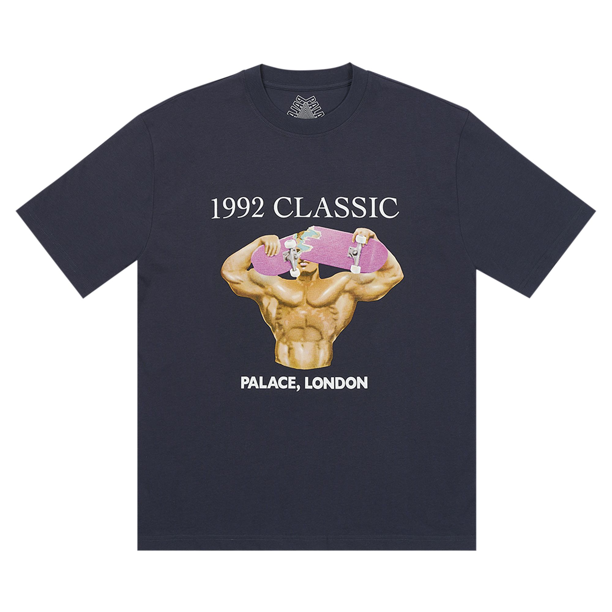 Pre-owned Palace Wedge T-shirt 'navy' | Blue | Men's Size M