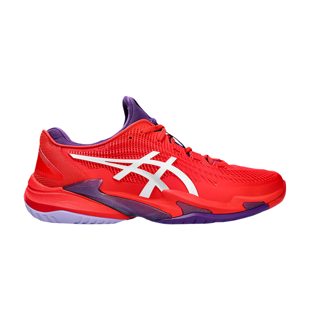 Pre-owned Asics Court Ff 3 Novak 'classic Red White'