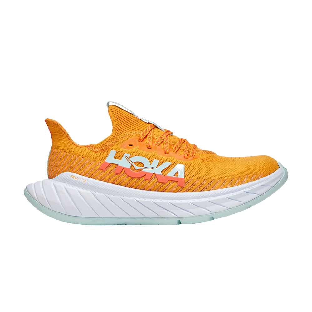 Pre-owned Hoka One One Wmns Carbon X 3 'radiant Yellow' In Orange