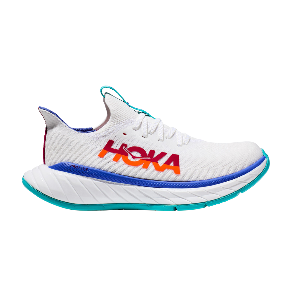 Pre-owned Hoka One One Wmns Carbon X 3 'white Flame'