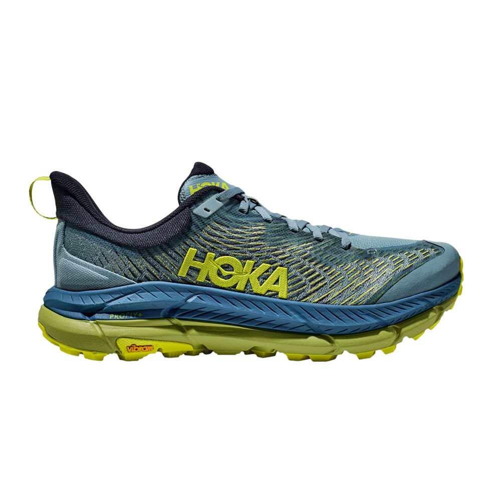 HOKA Mafate Speed 4 'Stone Blue Dark Citron' | Men's Size 12