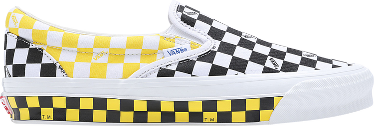 Lv yellow ochre checkerboard vans , #vans
