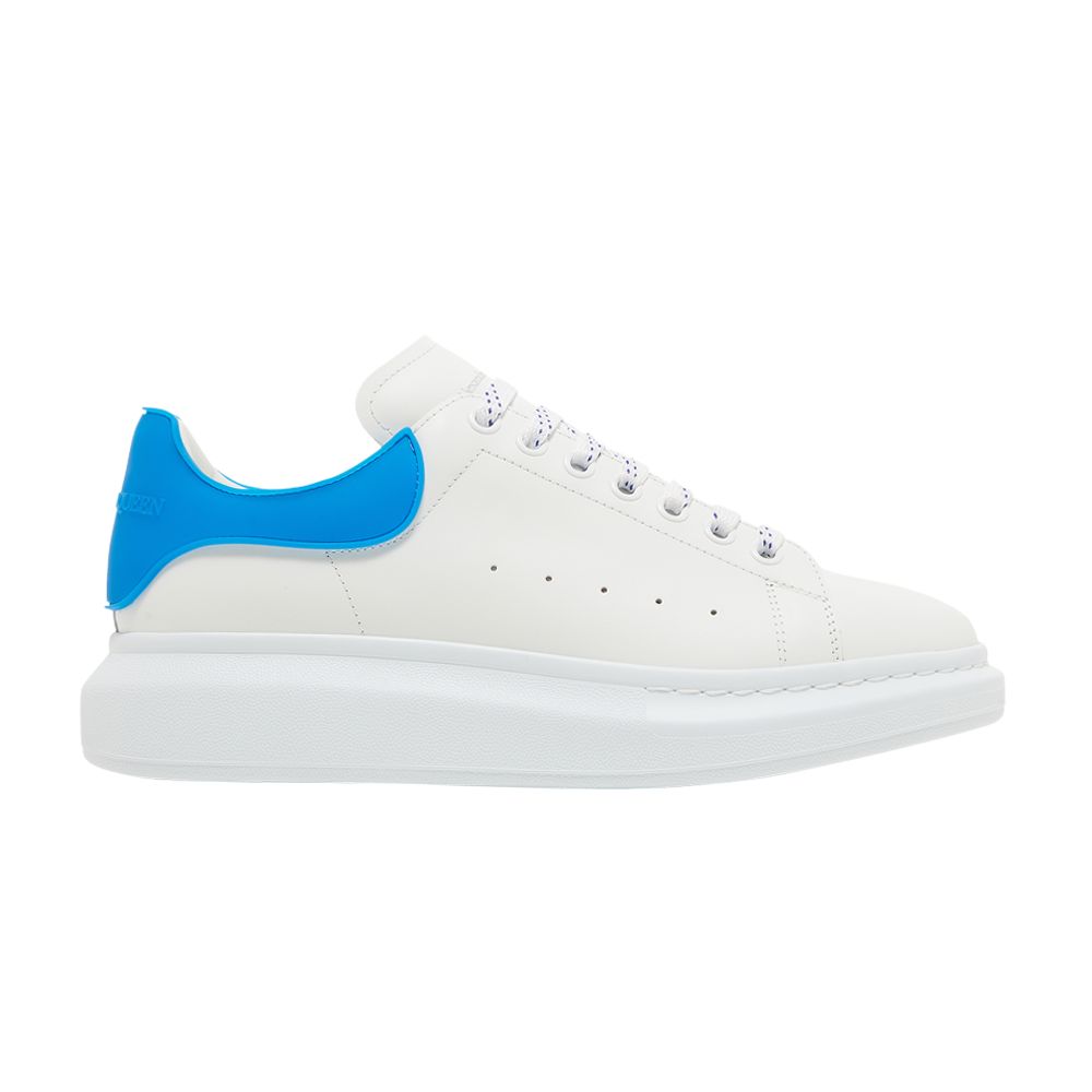 Alexander McQueen Oversized Sneaker 'White Electric Blue' | Men's Size 12.5 - 625156-WHXMT-8986