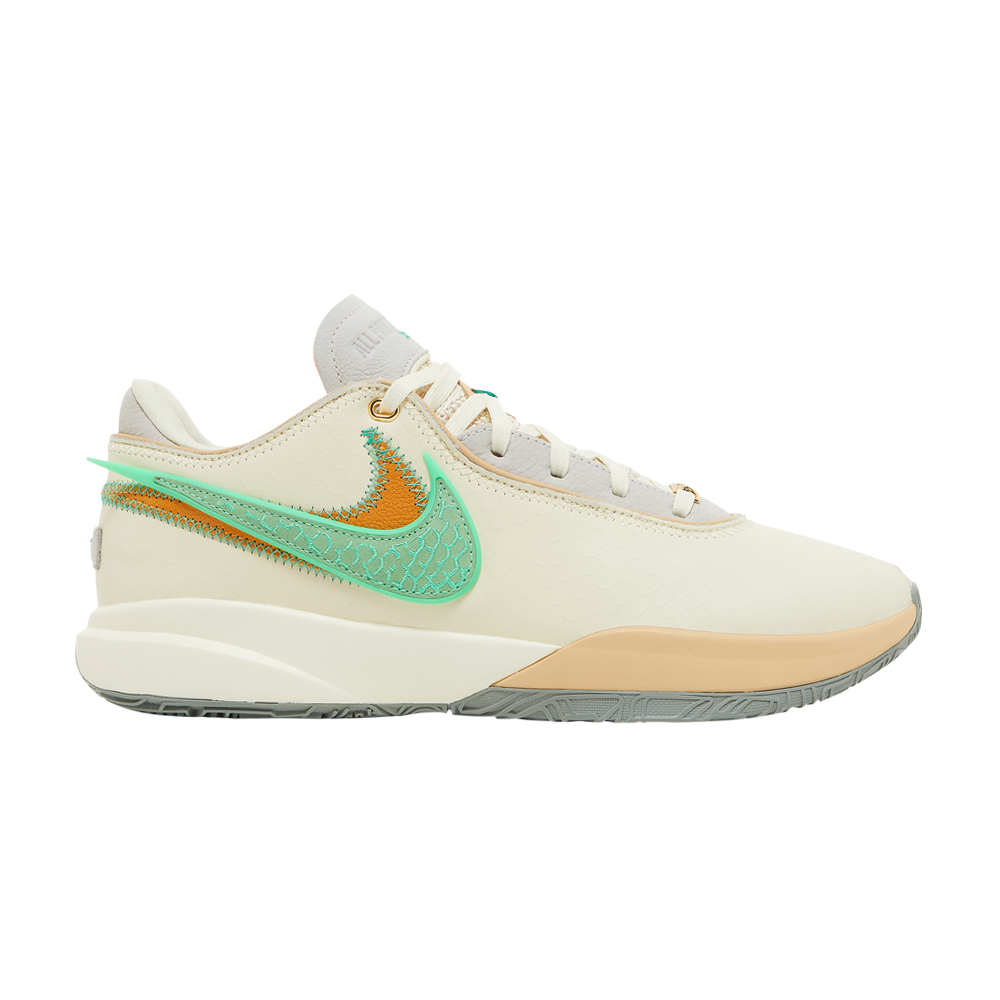 Pre-owned Nike Florida A&m University X A.p.b. X Lebron 20 'from Tally To The World - Coconut' In Cream