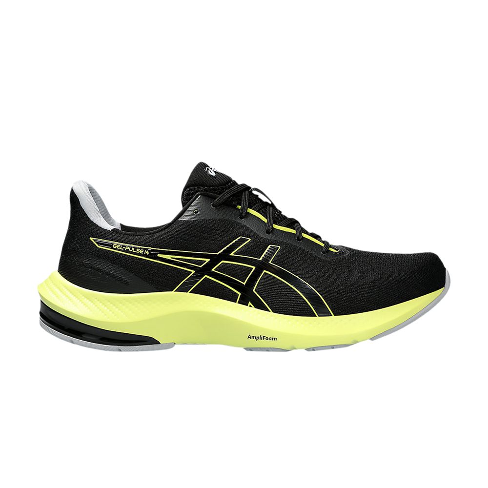 ASICS GEL PULSE 14 'BLACK GLOW YELLOW'