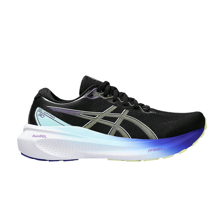 Buy Wmns Gel Kayano 30 'Black Blue Glow Yellow' - 1012B357