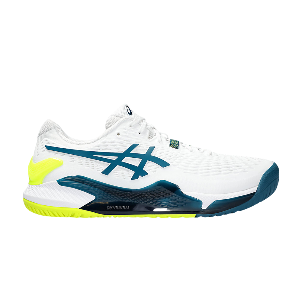 Pre-owned Asics Gel Resolution 9 Wide 'white Restful Teal'