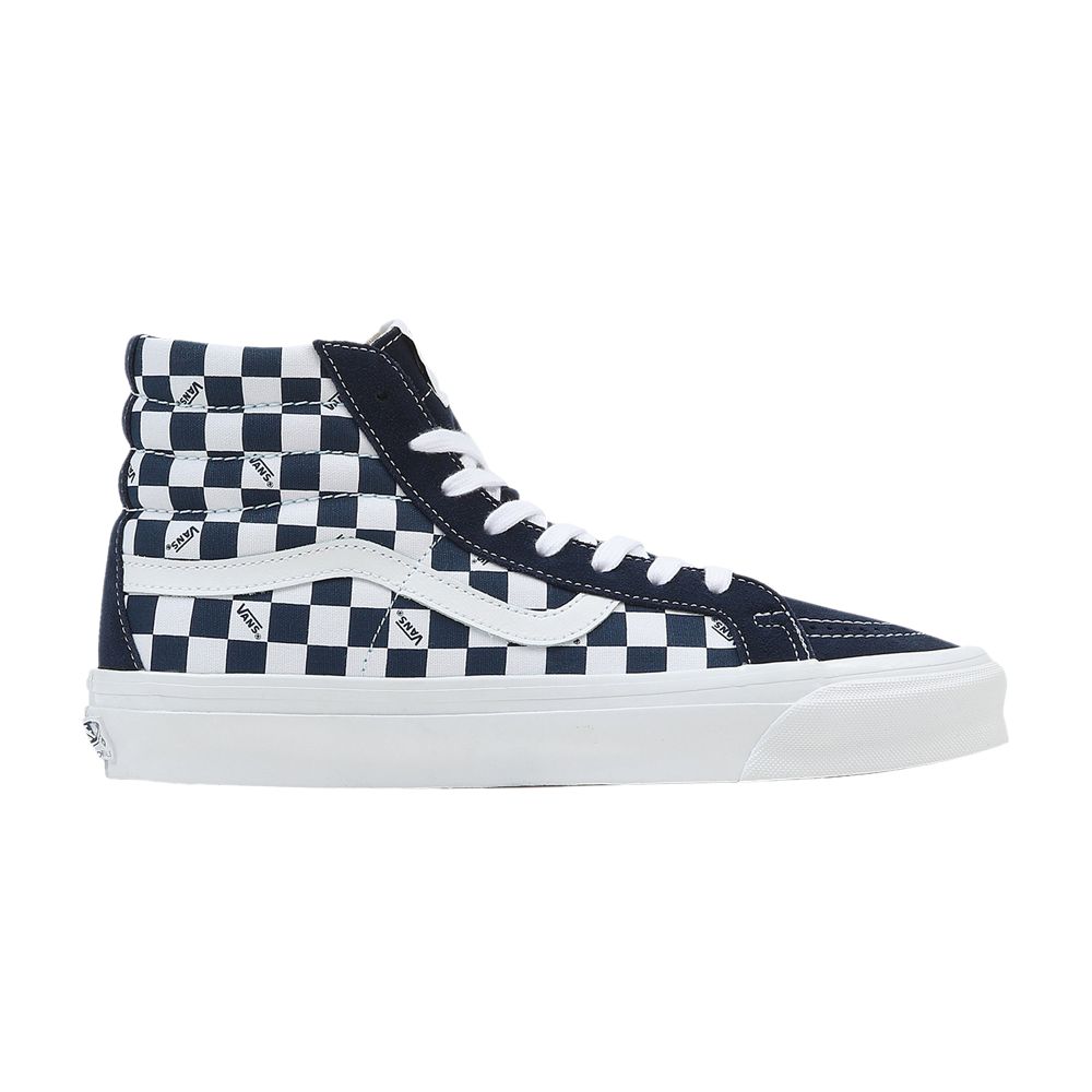 VANS OG SK8-HI LX 'CHECKERBOARD - DRESS BLUES'