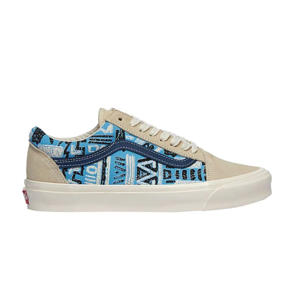 Pre-owned Vans Og Old Skool Lx 'aztec - Whitecap Grey Blue'