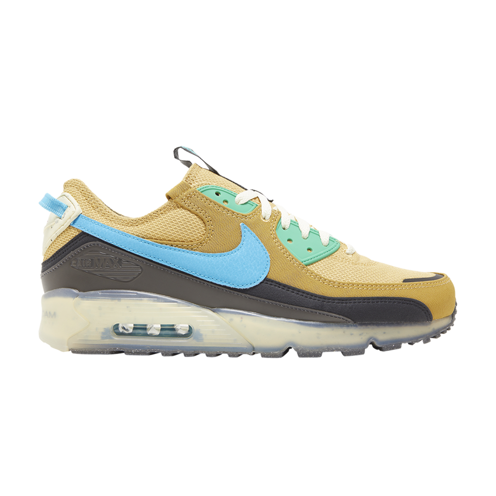Pre-owned Nike Air Max Terrascape 90 'wheat Gold Blue Lightning' In Brown