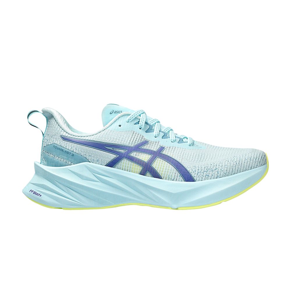 Pre-owned Asics Wmns Novablast 3 Le 'aquamarine Palace Purple' In Blue