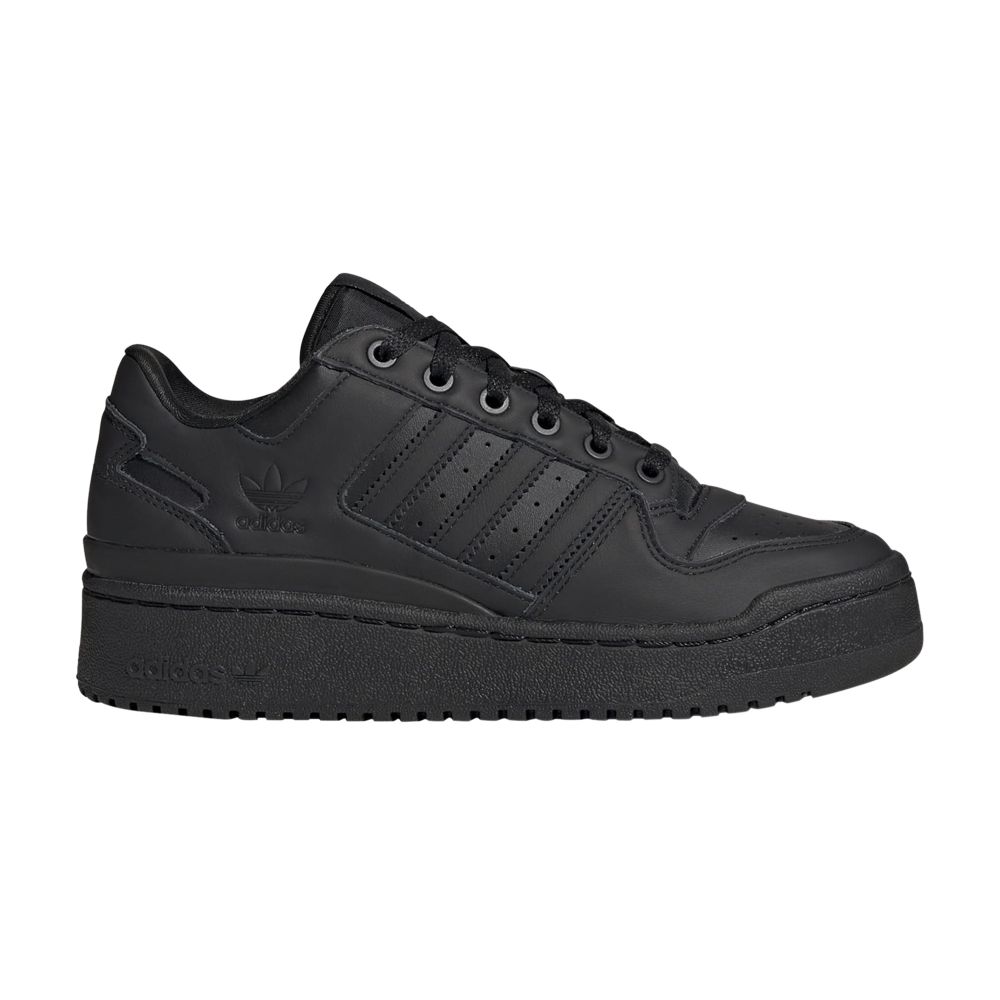 ADIDAS ORIGINALS WMNS FORUM BOLD STRIPES 'TRIPLE BLACK'