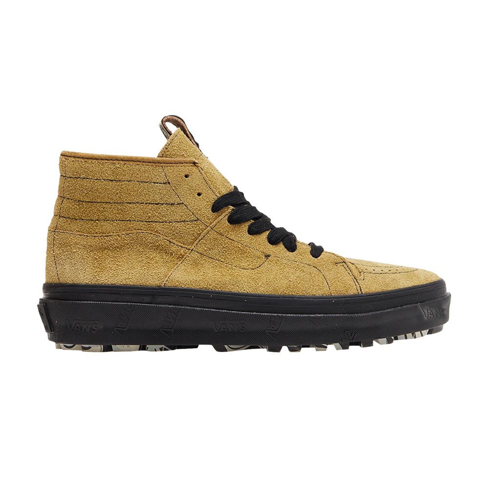 Pre-owned Vans Taka Hayashi X Sk8-boot Lx 'hairy Suede - Tapenade' In Green