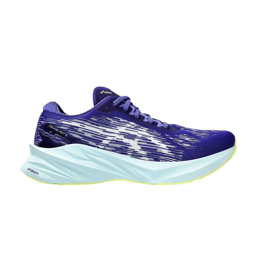 Pre-owned Asics Wmns Novablast 3 'eggplant Soothing Sea' In Blue