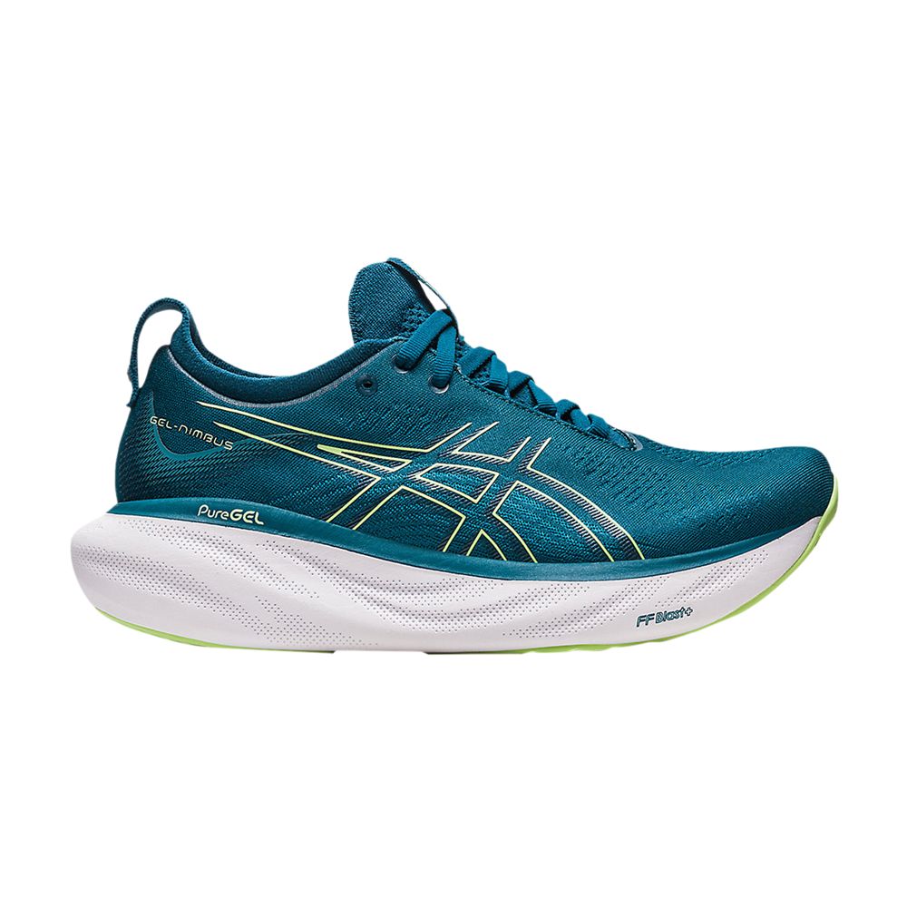 Pre-owned Asics Wmns Gel Nimbus 25 'ink Teal Lime Green'