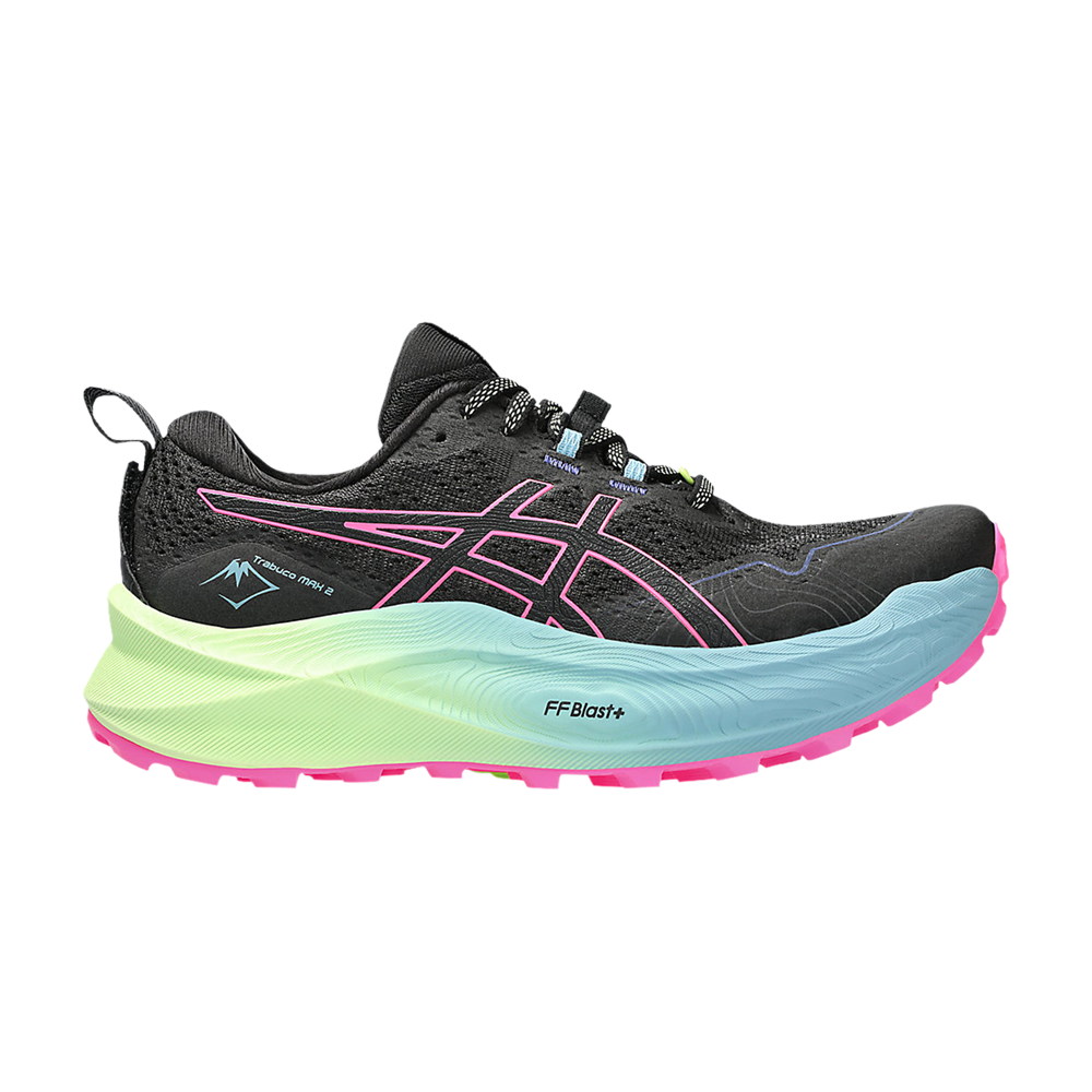 Pre-owned Asics Wmns Trabuco Max 2 'black Hot Pink'