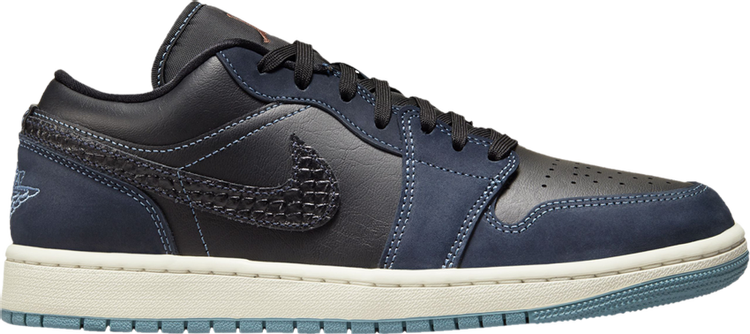 Wmns Air Jordan 1 Low SE 'Black Dark Obsidian'