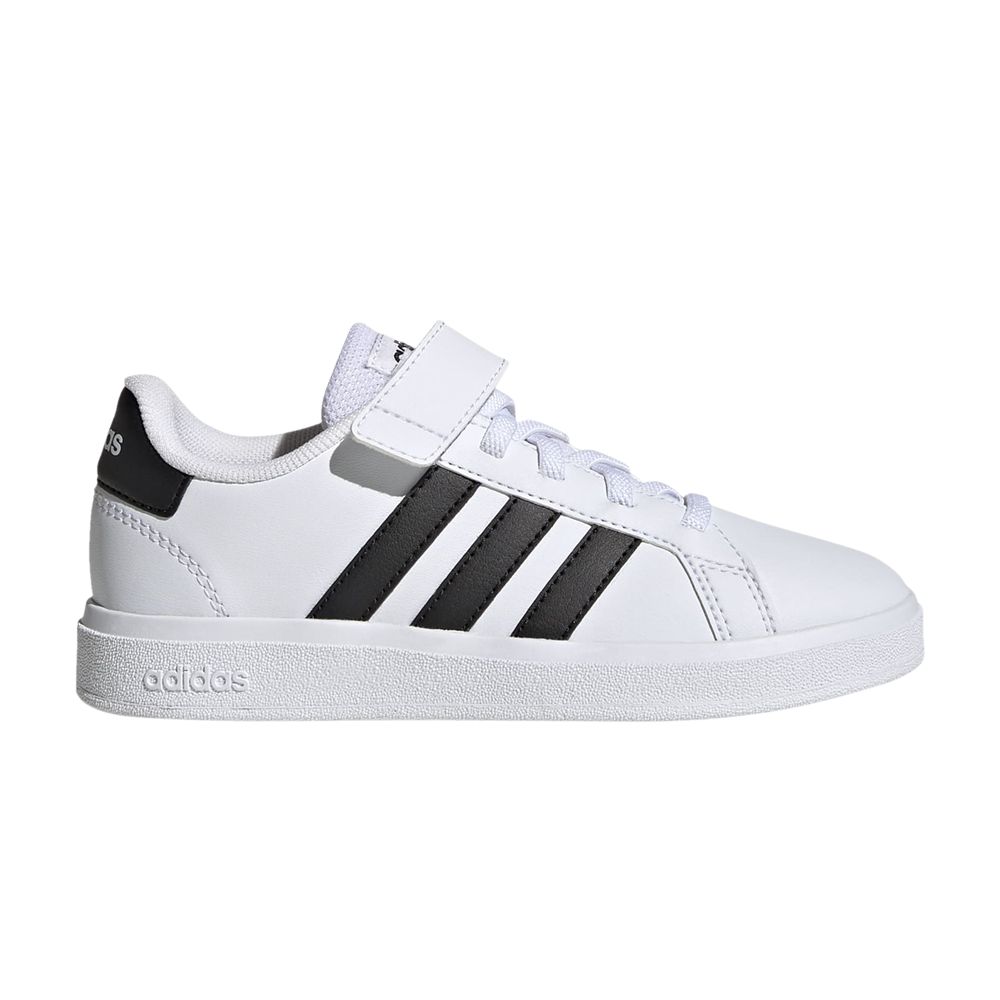 Pre-owned Adidas Originals Adidas Grand Court 2.0 Little Kid 'white Black' | Kid's Size 13