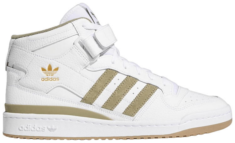 Adidas Forum Mid J White Orbit Green