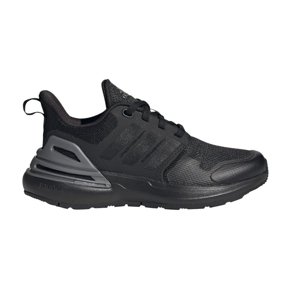 Pre-owned Adidas Originals Adidas Rapidasport Bounce J 'black Iron Metallic' | Kid's Size 11