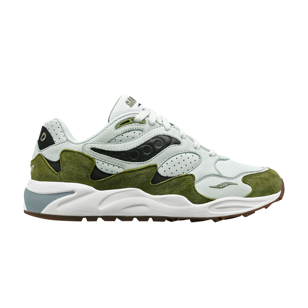 Pre-owned Saucony Grid Shadow 2 'sage Forest' In Green