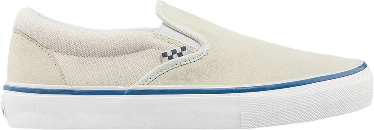 Buy Skate Slip-On 'Raw Canvas - Classic White' - VN0A5FCAACV | GOAT