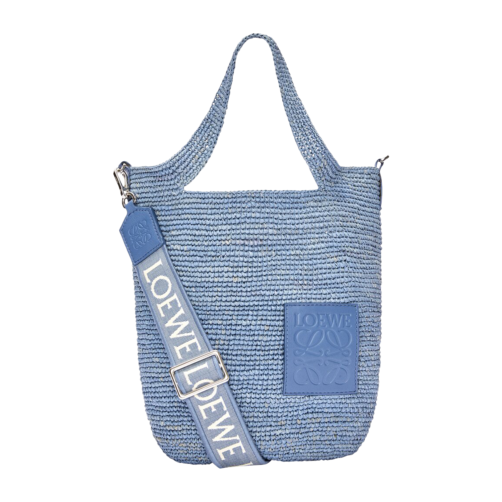 Loewe Pre-owned 1990-2000 Pre-owned contrast-stitching Handbag - Blue