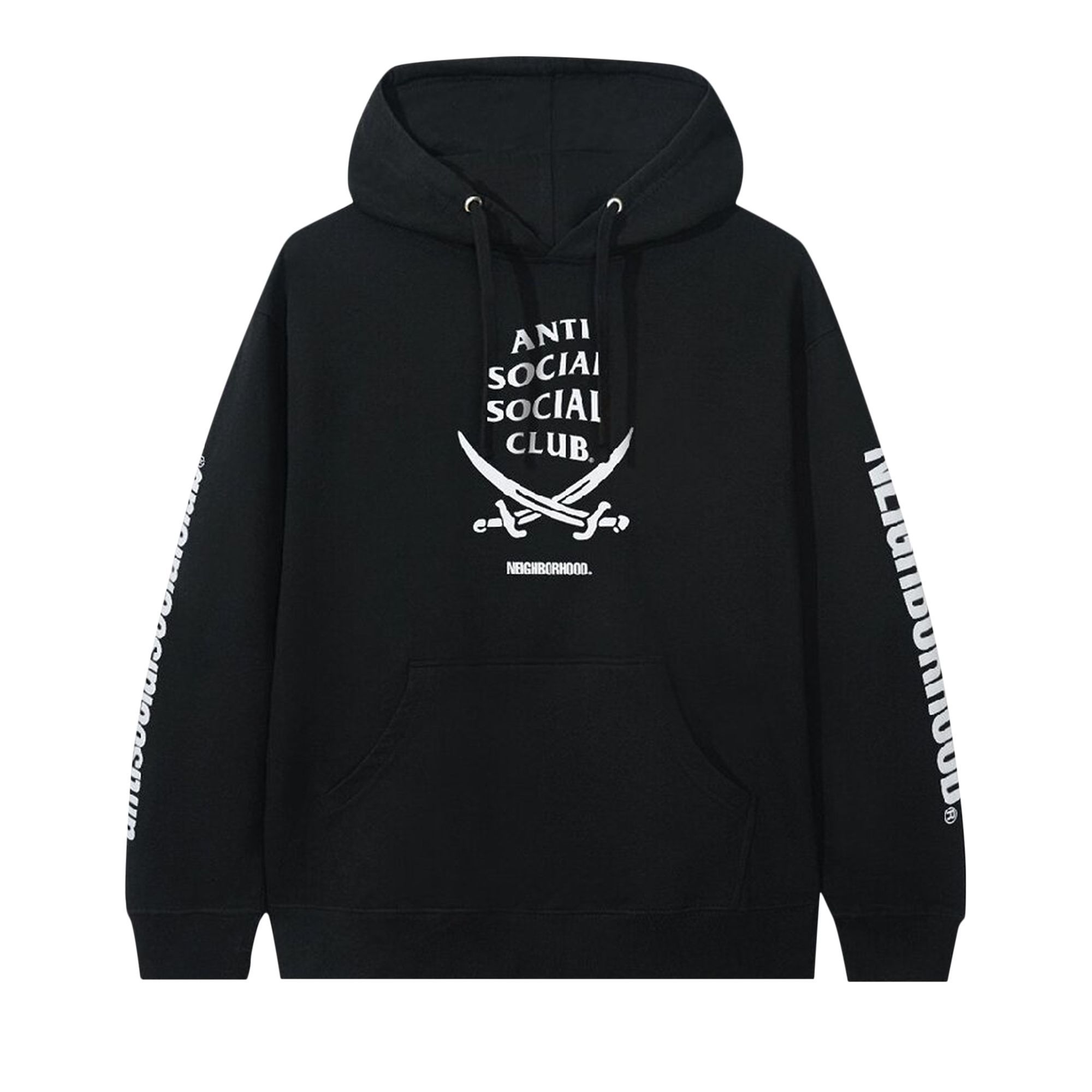 ANTI SOCIAL SOCIAL CLUB ANTI SOCIAL SOCIAL CLUB X NEIGHBORHOOD 6IX HOODIE 'BLACK'