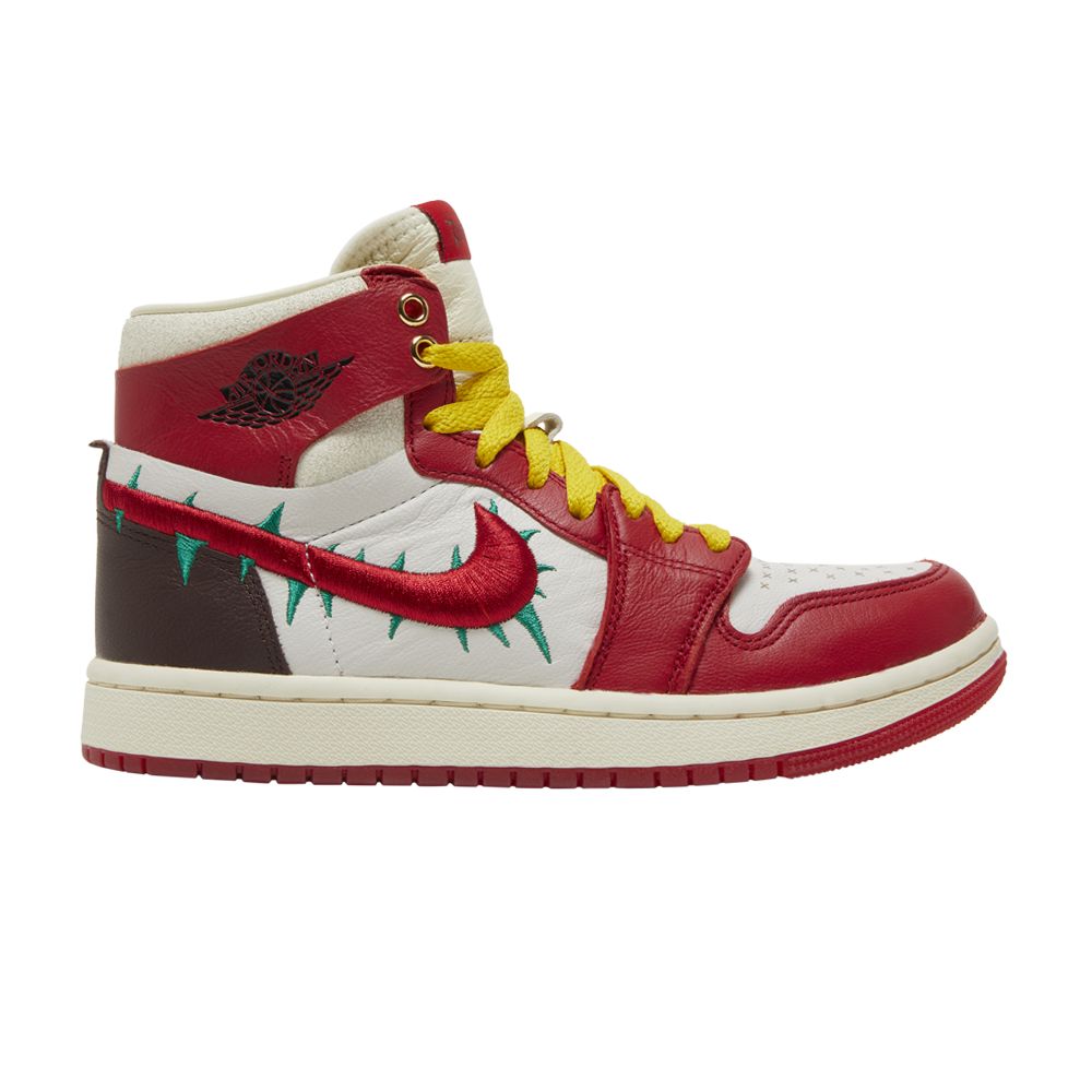 Pre-owned Air Jordan Teyana Taylor X Wmns 1 High Zoom Comfort 2 'a Rose From Harlem' In Red
