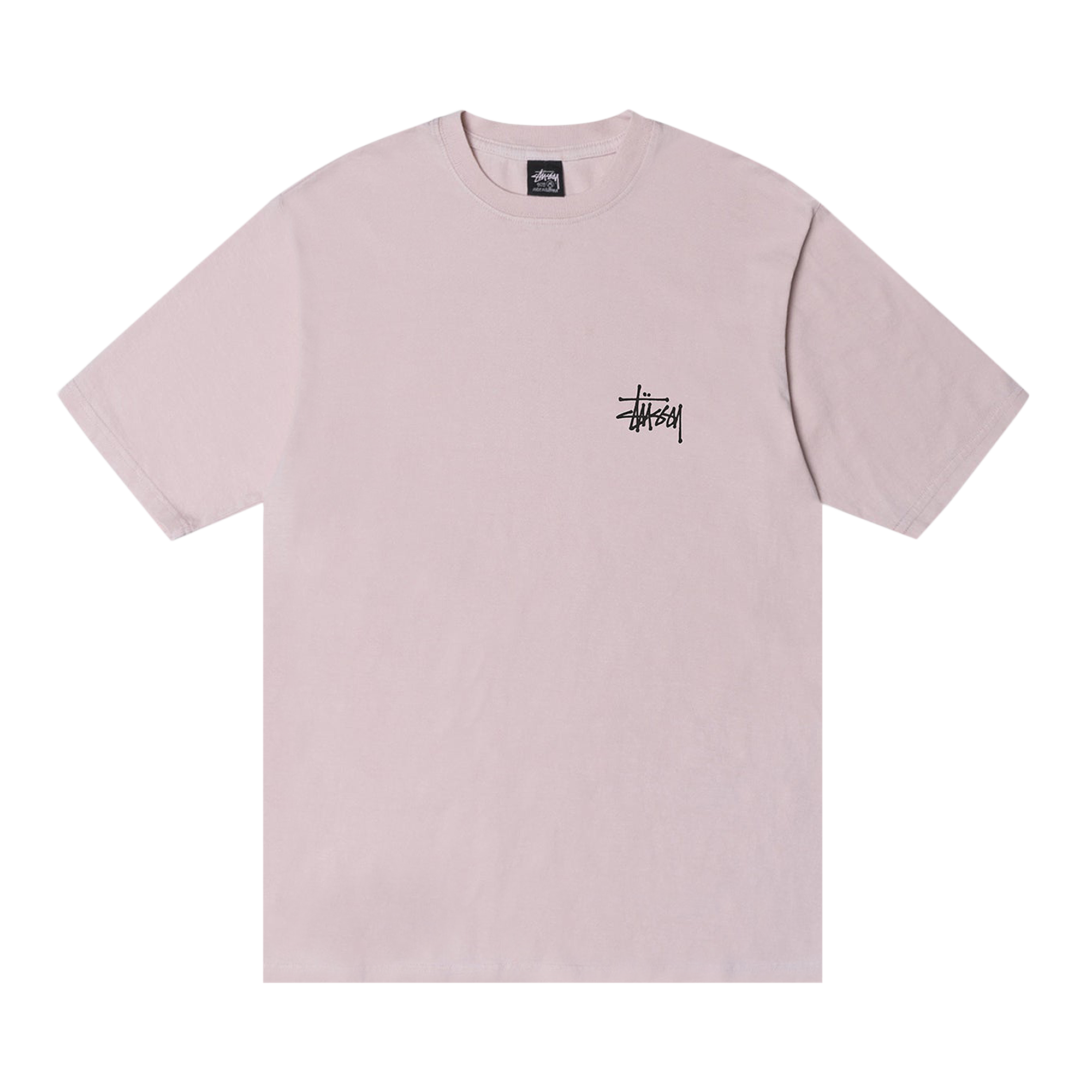 Pre-owned Stussy Basic Pigment Dyed Tee 'blush' In Pink