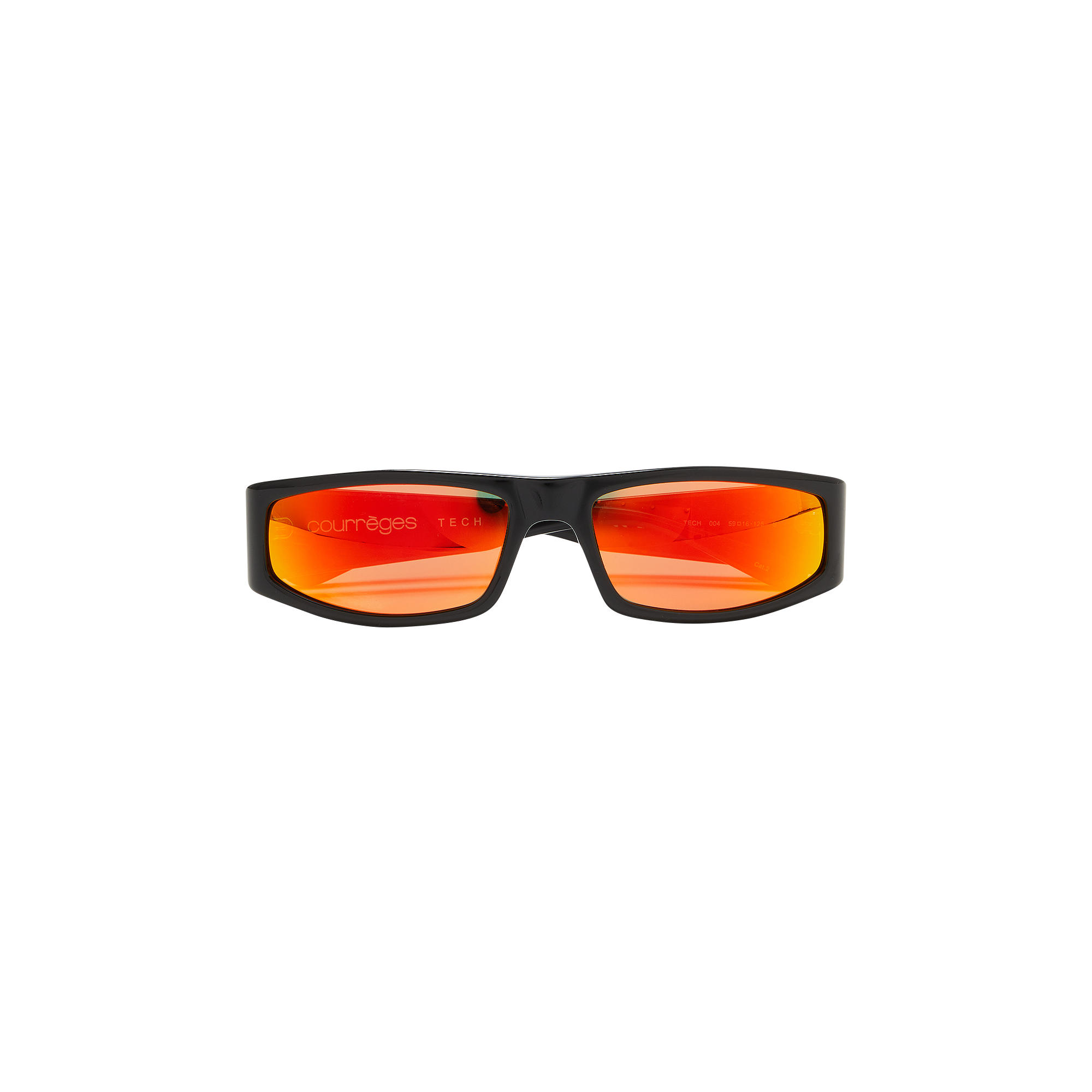 Pre-owned Courrèges Tech Sunglasses 'black/sunset'
