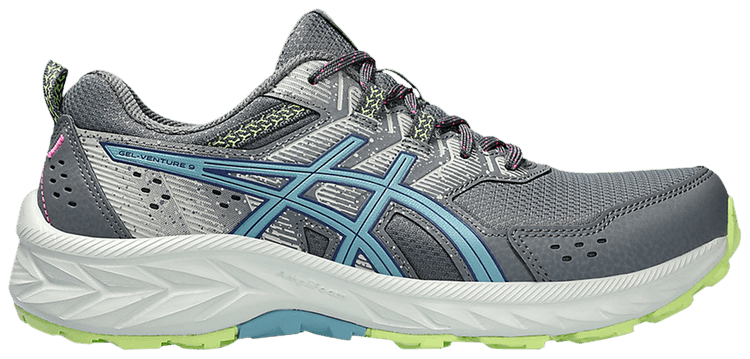 Asics Wmns Gel Venture 9 Wide Metropolis Gris Blue