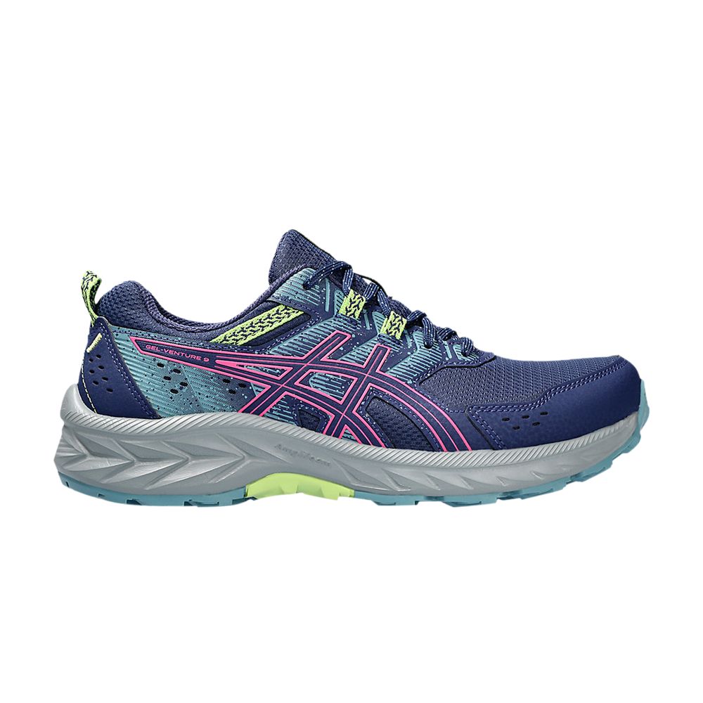 ASICS Wmns Gel Venture 9 Wide 'Deep Ocean Hot Pink' | Blue | Women's Size 11