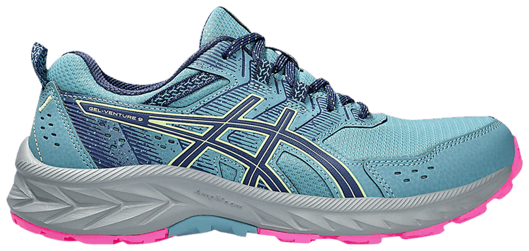 Asics Wmns Gel Venture 9 Wide Gris Blue
