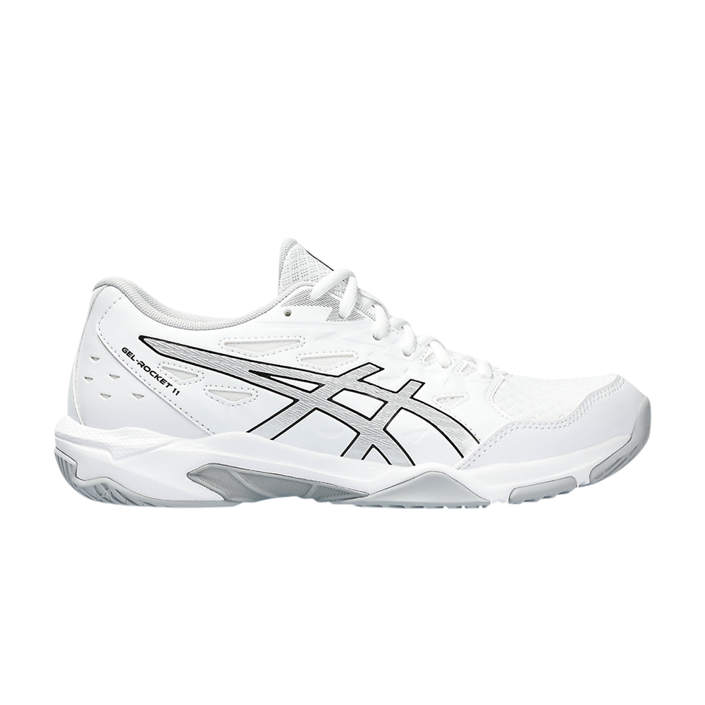 Pre-owned Asics Wmns Gel Rocket 11 'white Pure Silver'
