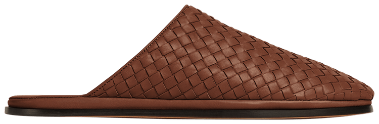 Bottega Veneta Leather Slipper Brown Sugar