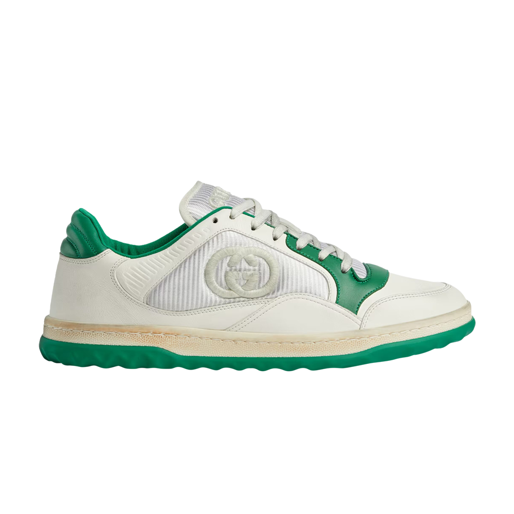 Pre-owned Gucci Mac80 Sneaker 'off White Green'