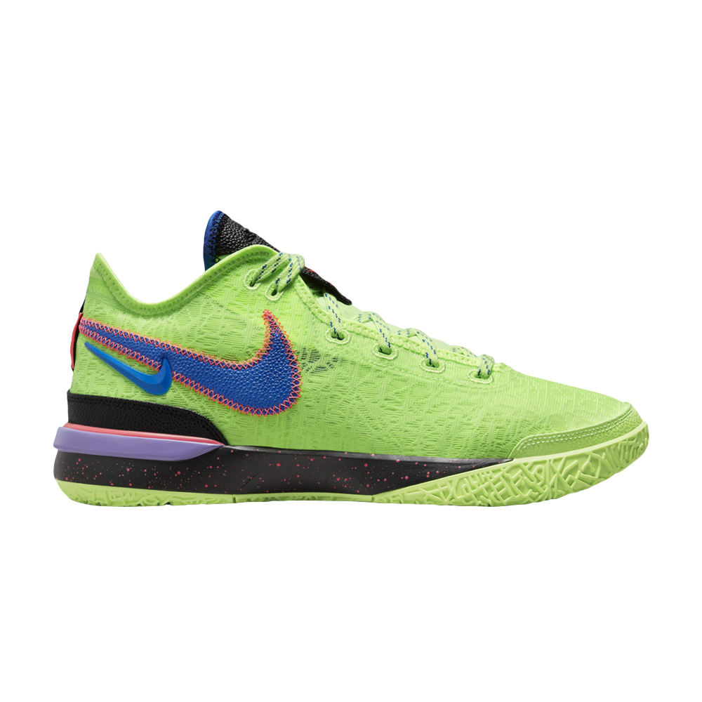 Pre-owned Nike Zoom Lebron Nxxt Gen Ep 'glitch' In Green