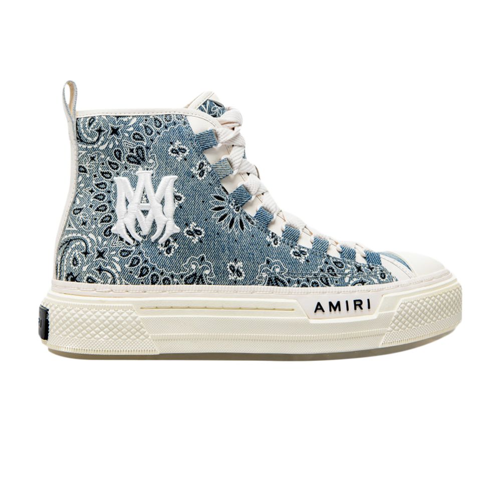 Amiri Amiri Court High 'Bandana - Clay Indigo' | Blue | Men's Size 44
