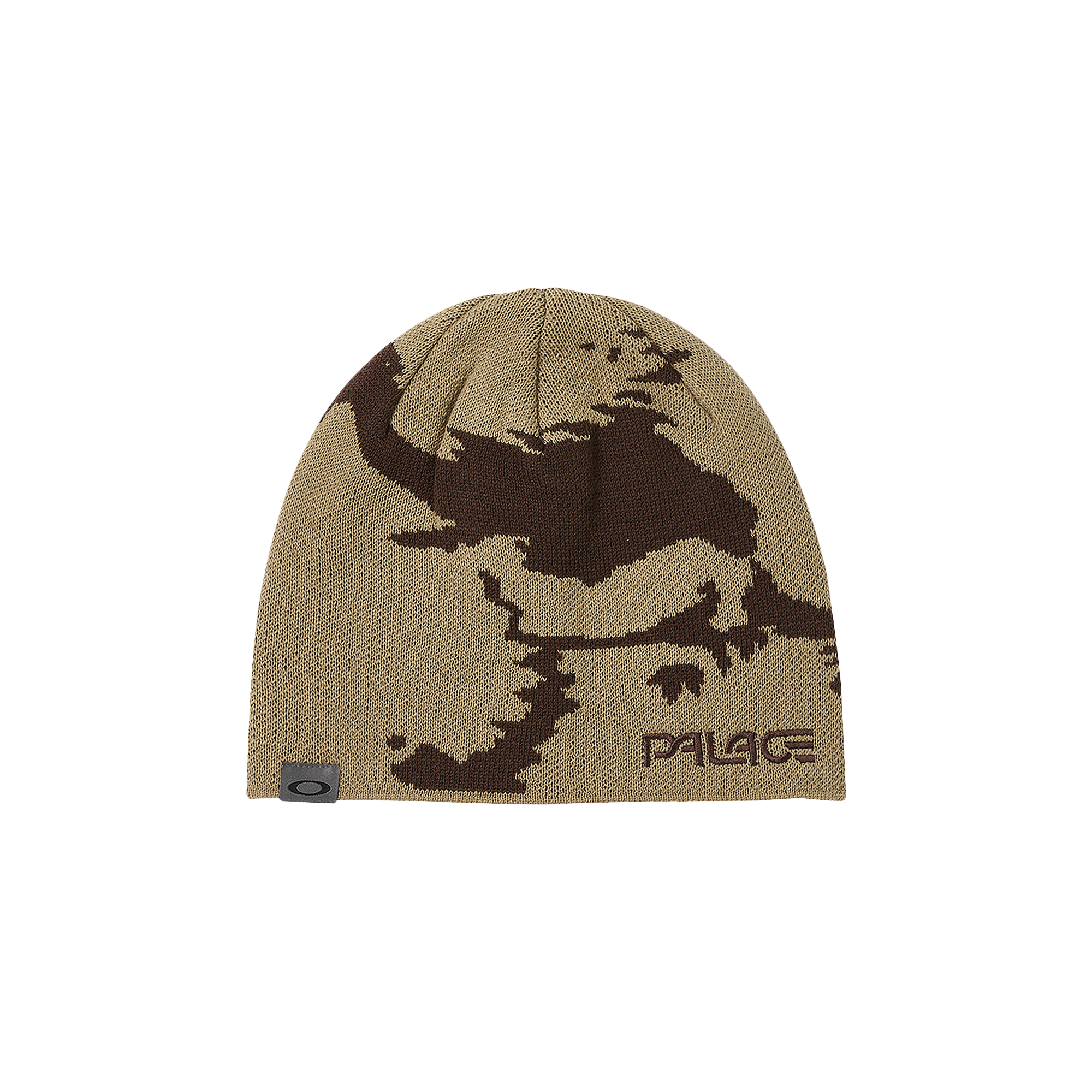 Pre-owned Palace X Oakley Beanie 'sand/brown' In Tan