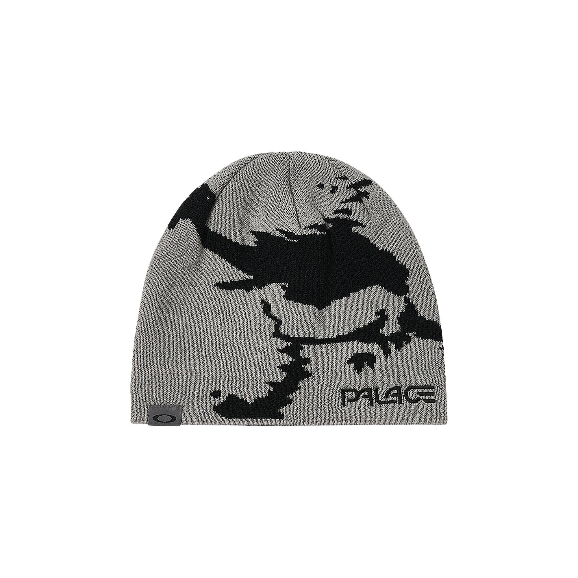 Pre-owned Palace X Oakley Beanie 'grey/black'