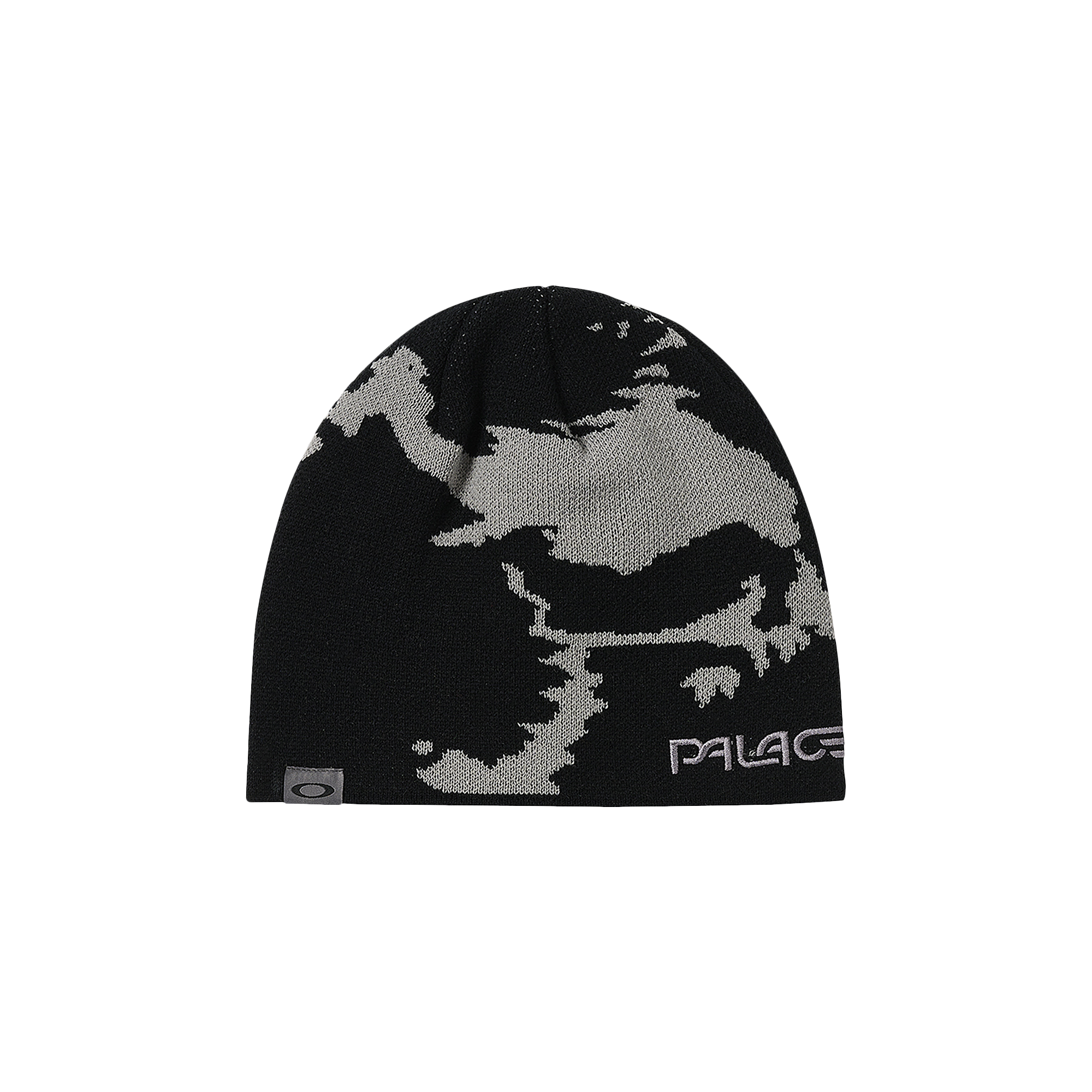 Pre-owned Palace X Oakley Beanie 'black/grey'