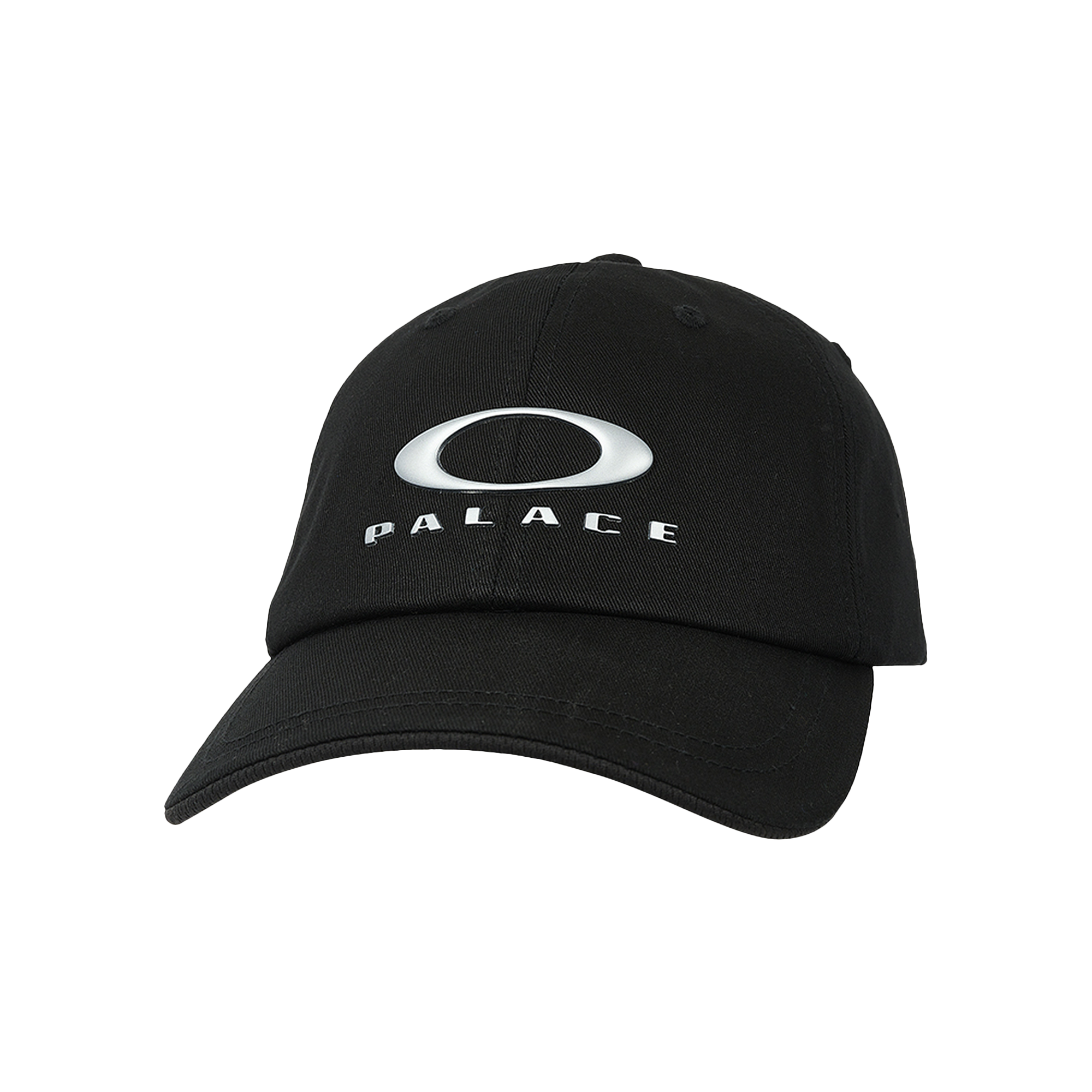 Pre-owned Palace X Oakley 6-panel 'black/silver'