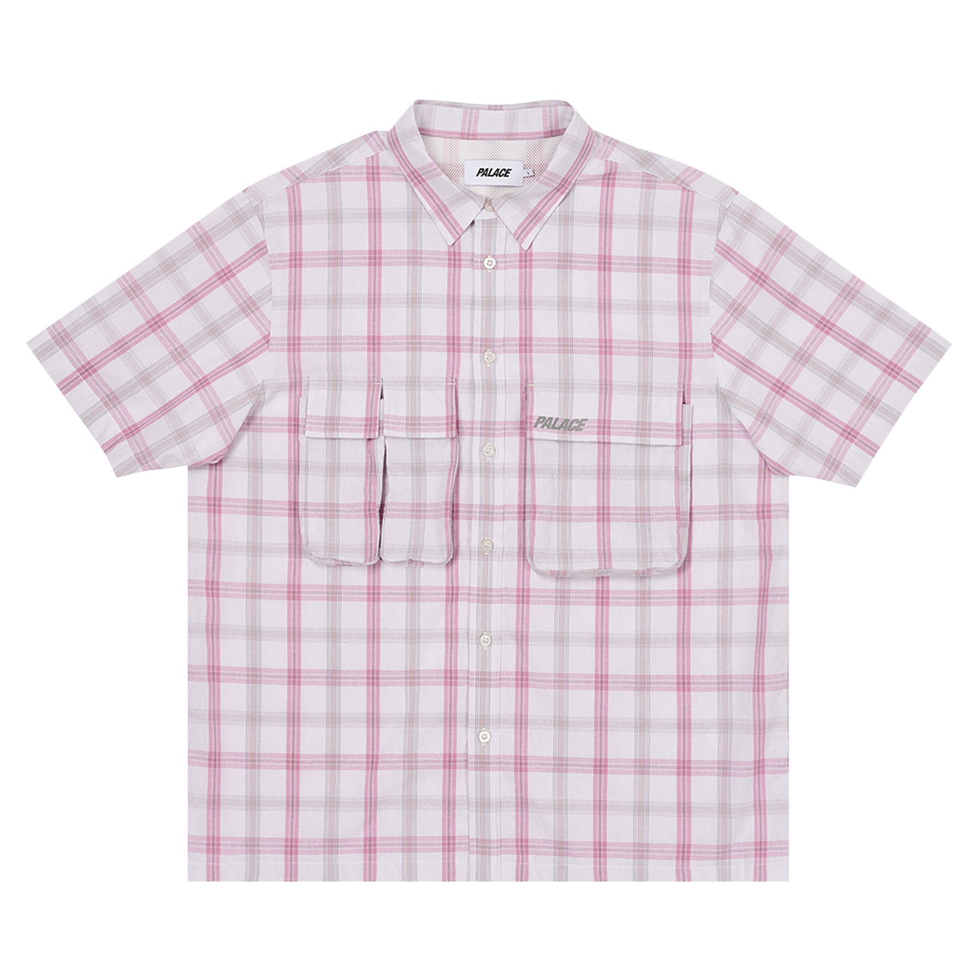 Pre-owned Palace Cargo Pocket Shirt 'lush Flush' | Pink | Men's Size Xl