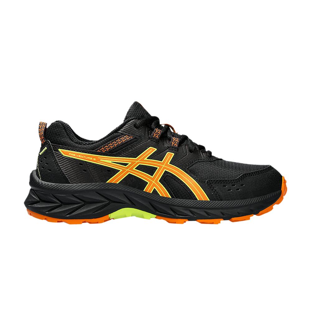 ASICS Gel Venture 9 GS 'Black Bright Orange' | Kid's Size 4