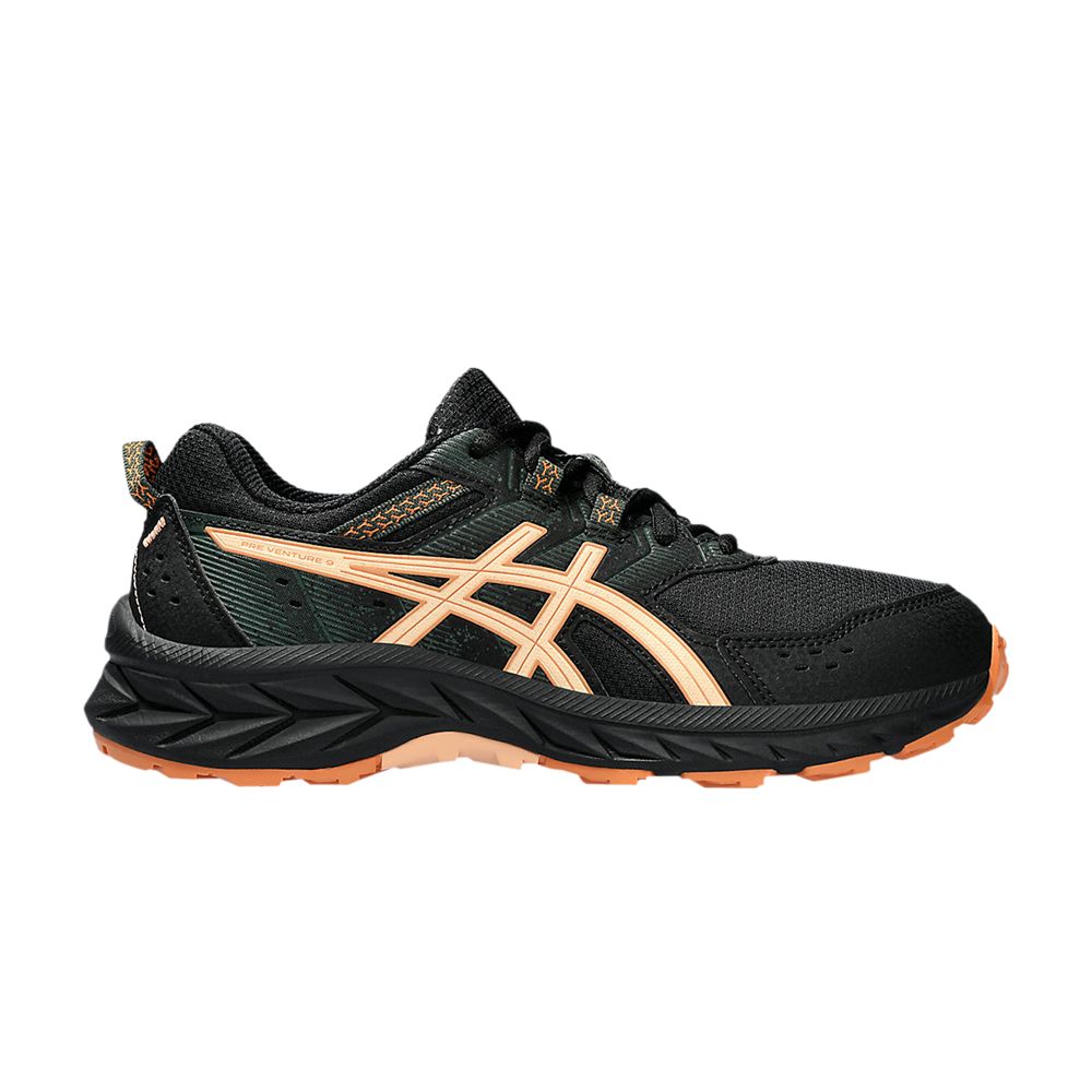 Pre-owned Asics Gel Venture 9 Gs 'black Apricot Crush' | Kid's Size 4