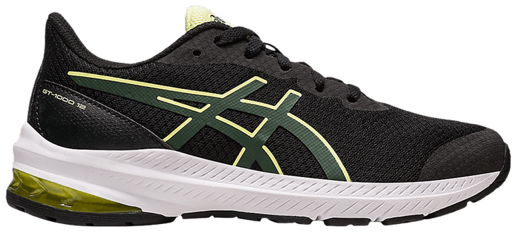 Asics GT 1000 12 GS Black Rain Forest