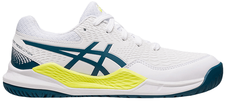 Asics Gel Resolution 9 GS White Restful Teal