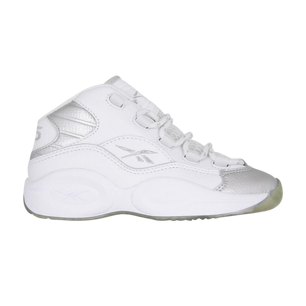 Pre-owned Reebok Question Mid Little Kid '25th Anniversary' | White | Kid's Size 3