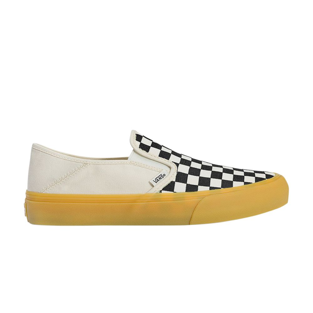 Pre-owned Vans Slip-on Sf 'checkerboard - Black Marshmallow Gum'